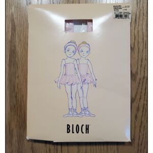 BLOCH Size CHS Footless Tights Baby Pink Style# T00940G VGUC